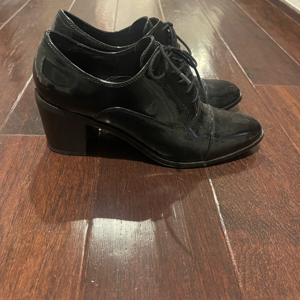 Women's Black Oxford Shoes